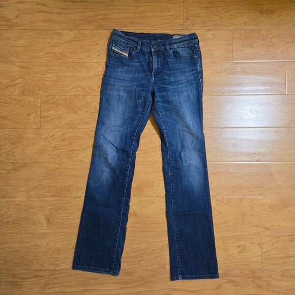 Diesel BOOTZEE Women Denim Stretch Jeans Slim Bootcut Regular Waist- Size 28 - Picture 1 of 11